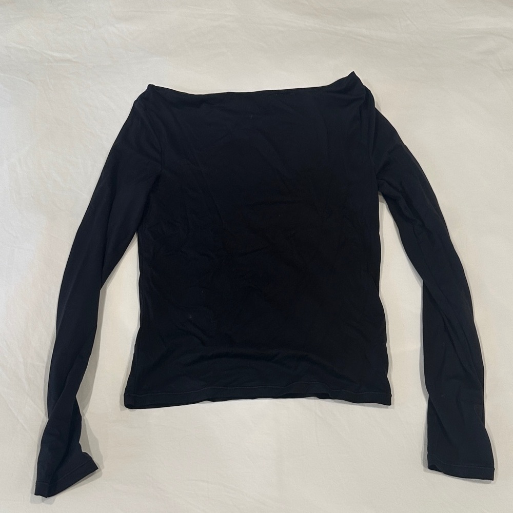 Wilfred Classic Black Long Sleeve Blouse